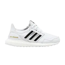 Кроссовки Adidas UltraBoost DNA 'White Leather', белый eh1210 | footwear white/gold metallic/core black
