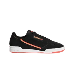 Кроссовки Adidas Continental 80 Suede 'Black Orange', черный ee4178 | core black/real lilac/easy orange