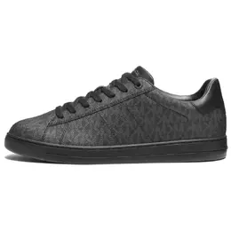 Michael Kors Низкие мужские кроссовки для скейтбординга Jacob, черные 44f3jafs2b001 | original shoe box included