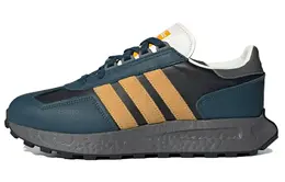 RETROPY Противоскользящие низкие повседневные кроссовки мужские синий желтый Adidas id6144 | blue yellow