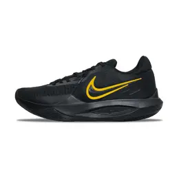 Nike Баскетбольные кроссовки Precision 6 с противоскользящей подошвой, износостойкие, мужские, черные dd9535-003（team741-黑金） | black