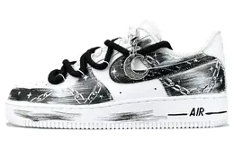 Nike Кроссовки Air Force 1 для скейтбординга, износостойкие, низкие, мужские, черно-белые cw2288-111(team169-链月狂潮) | black white