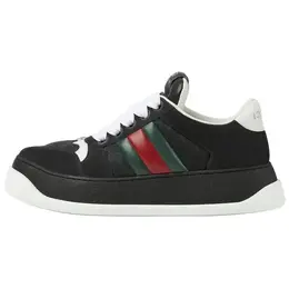 Gucci Низкие повседневные кроссовки Screener, мужские, черные 777106aad4b1081
