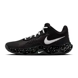 Nike Баскетбольные кроссовки Fly By Mid 3 с противоскользящей подошвой, износостойкие, мужские, черные dd9311-003（team741-暗黑泼墨） | black
