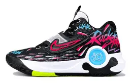 Nike Баскетбольные кроссовки KD Trey 5 X мужские низкие, черно-белые dj7554-007(team169-黑蔷涂鸦) | black
