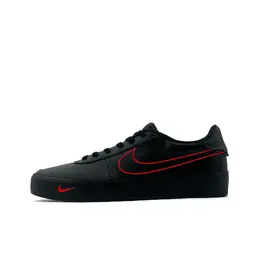 Nike Кроссовки для скейтборда Court Shot, износостойкие, противоскользящие, низкие, мужские, черно-красные fq8146-001（team768-月影红） | black red