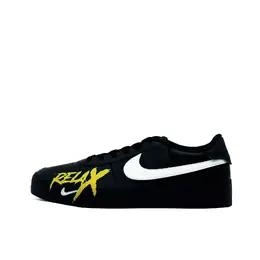 Nike Кроссовки для скейтбординга Court Shot Xincheng Infinity Yellow, износостойкие, низкие, мужские, черно-желтые fq8146-001（team672-迅驰无界黄） | black yellow