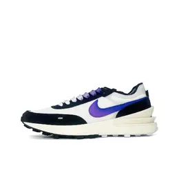 Nike Мужские повседневные низкие кроссовки Waffle One, устойчивые к истиранию, фиолетовые dz2527-100（team768-紫幻） | black