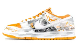 Nike Кроссовки для скейтбординга Dunk Low Top, мужские, оранжевые, белые, серые fq6965-700(team537-橙焰轨迹) | orange white gray
