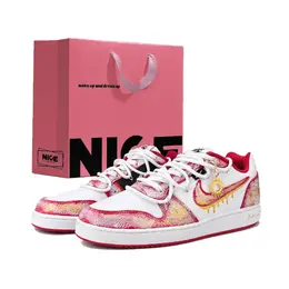 Nike Низкие кроссовки для скейтбординга EBERNON, красные, мужские aq1774-101(team1053-焰阳之息ld) | red