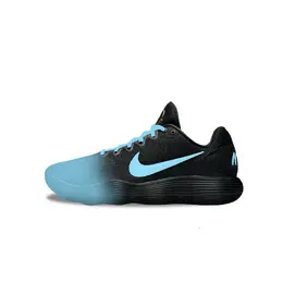 Nike Баскетбольные кроссовки Hyperdunk 2017 с низким верхом, износостойкие, мужские, черно-синие ih0634-070(team1180-薄荷球场) | black blue
