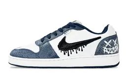 Nike Износостойкие низкие кроссовки для скейтбординга EBERNON, мужские, белые, синие if0847-141(team995-毒液) | white blue