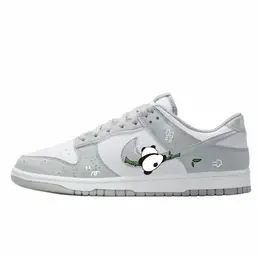 Nike Кроссовки для скейтбординга Dunk, износостойкие, белые, мужские hf5441-105(team10- 攀爬熊猫) | white