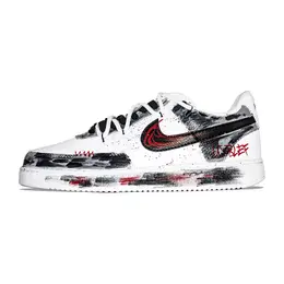 Nike Кроссовки Court Vision 1 для скейтбординга, износостойкие, низкие, мужские, черно-красные dh2987-101（team1348-赤墨主义） | black red