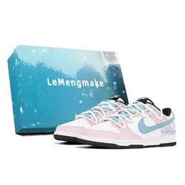 Nike Кроссовки для скейтбординга Dunk Lemon Joy, износостойкие, белые, мужские dd1391-100(team778-莓豹警报s-box) | white