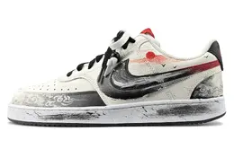 Nike Износостойкие и легкие низкие кроссовки для скейтбординга Court Vision 1, мужские, черно-белые dm1187-101(team537-格泽曜日) | black white