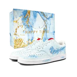 Nike Кроссовки Court Vision 1 для скейтбординга, износостойкие, мужские, небесно-голубые dm1187-101(team537-海屿漫步lucky蓝) | sky blue