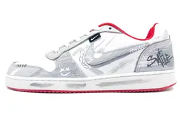 Nike Низкие мужские кроссовки для скейтбординга EBERNON, цвет "серый-теневой" aq1774-101(team1108-灰影坠星) | white gray
