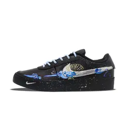 Nike Низкие кроссовки для скейтбординга Court Shot Cushioning, мужские, синие, серебристо-черные fq8146-001(team1297-海云滚滚 ） | blue/silver/black