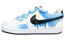 Nike Износостойкие и легкие низкие кроссовки для скейтбординга Court Vision 1, мужские, сине-белые dm1187-101(team1108-海盐蓝调) | blue white