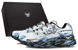Nike Кроссовки Initiator с амортизацией, износостойкие, дышащие, низкие, повседневные, для городских поездок на работу, цвет пыльно-синий 394055-100(team79-海雾遗章) | dusty blue (black box)