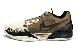 Nike Баскетбольные кроссовки Ja Morant 2 с амортизацией и износостойким покрытием, низкие, мужские, для гражданского строительства, коричневые fd7327-100(team1324-咖木拾光） | civil engineering brown