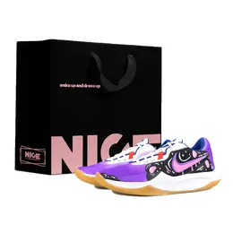 Nike Баскетбольные кроссовки Precision 6 с амортизацией, износостойкие, низкие, мужские, фиолетовые hv1796-141(team173-莓果苏打lucky黑) | purple