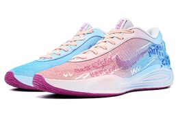 Nike Баскетбольные кроссовки GT Hustle Academy North Island Journal с низким верхом, износостойкие, мужские, сине-розовые fj7808-004（team241-北岛日记） | blue pink