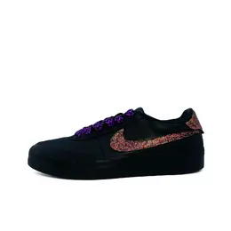 Nike Низкие износостойкие кроссовки для скейтбординга Court Shot Floral All Over Star, мужские, черно-золотые fq8146-001（team768-繁花满星） | black gold