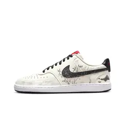 Nike Кроссовки Court Vision 1 для скейтбординга, износостойкие, низкие, мужские, черно-белые dm1187-101（team849-深谷幽兰） | black white