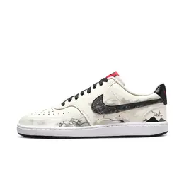Nike Кроссовки Court Vision 1 с амортизацией, износостойкие, низкие, мужские, для скейтбординга, черно-белые dm1187-101（team849-山鹤） | black white