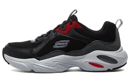 Кроссовки Stamina Airy Chunky мужские низкие черные/серые Skechers 237237-bkgy