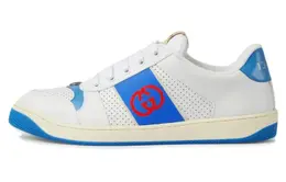 Gucci Кроссовки Screener 'Interlocking G White Blue' 765054 aacv8 9055 | white blue