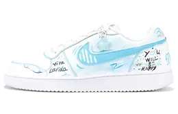 Nike Низкие противоскользящие кроссовки для скейтбординга EBERNON, мужские, белые, синие aq1775-100(team537-想去海边) | white blue