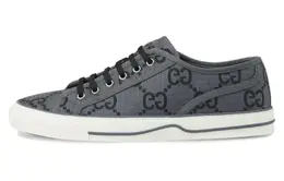 Gucci Кроссовки Tennis 1977 'GG Monogram Grey Black' 771461 factd 1144 | black gray