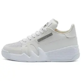Кожаные кроссовки Talon, украшенные стразами Giuseppe Zanotti, White ru30004002 | white
