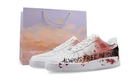 Nike Кроссовки Air Force 1 для скейтбординга с низким верхом, износостойкие, мужские, белые, красные cw2288-111(team41-魅惑s-box) | white red