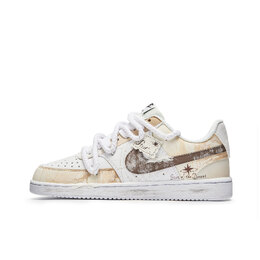 Nike Кроссовки Court Vision 1 PMS Desert Star с низким верхом, нескользящие, водонепроницаемые, мужские, оранжево-белые dh2987-101(team584-沙漠之星) | orange white