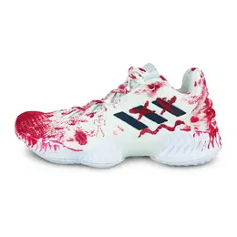 Adidas Баскетбольные кроссовки Pro Bounce 2018 Kenshin Yifeng с низким верхом и амортизацией, противоскользящие, мужские, белые, красные fw0903(team1249-绯影逸风） | white red