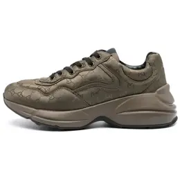 Кроссовки Gg Rhyton 'Sapling Monogram' Gucci, Olive Green 757862 uuy00 2282 | olive green