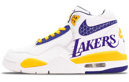 Кроссовки Nike Flight Legacy Vintage Basketball Shoes Men Mid-top Blue/Yellow, белый bq4212-102(team188-曼巴精神) | white
