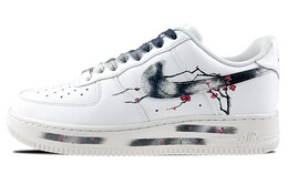 Кроссовки Nike Air Force 1 Skateboard Shoes Men Low-Top Black/Red cw2288-111(team叁-男款冬至梅花黑红)