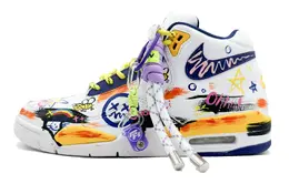 Nike Баскетбольные кроссовки Flight Legacy Slip Mid Top Vintage, мужские, белые bq4212-102(team173-闪耀之星) | white