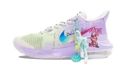 Nike Баскетбольные кроссовки Air Max Impact 3 с противоскользящим покрытием, износостойкие, низкие, мужские, фиолетовые dc3725-101(team546-梦幻彩虹3.0) | purple