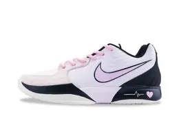 Nike Баскетбольные кроссовки Ja 2 Morant 2 Heartbeat Frequency с противоскользящим износостойким верхом, мужские, розовые, черные fd7327-100（team626-心动频率） | pink black