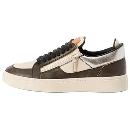 GZ94 Двухцветные кожаные кроссовки Giuseppe Zanotti, Original Shoe Box Included rm50004004 | original shoe box included