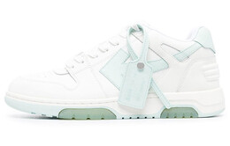 Кроссовки мужские Off-White Out Of Office, белый / зеленый / голубой omia189c99lea0040151