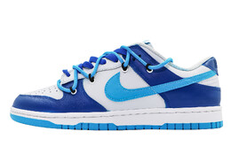 Кроссовки для скейтбординга Dunk мужские низкие серый/синий Nike dv0831-001(team48-深海) | gray blue