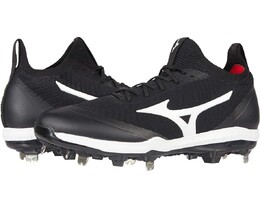 Кроссовки Mizuno Dominant Knit Metal Baseball Cleat, цвет Black/White 9448050 | black/white