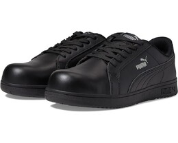 Кроссовки Puma Safety Iconic Leather Low ASTM SD, цвет Black/Black 9806434 | black/black